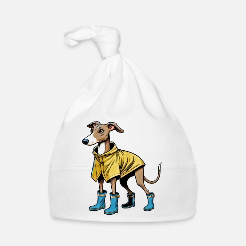 Whippet en imperméable Bonnet bio Bébé