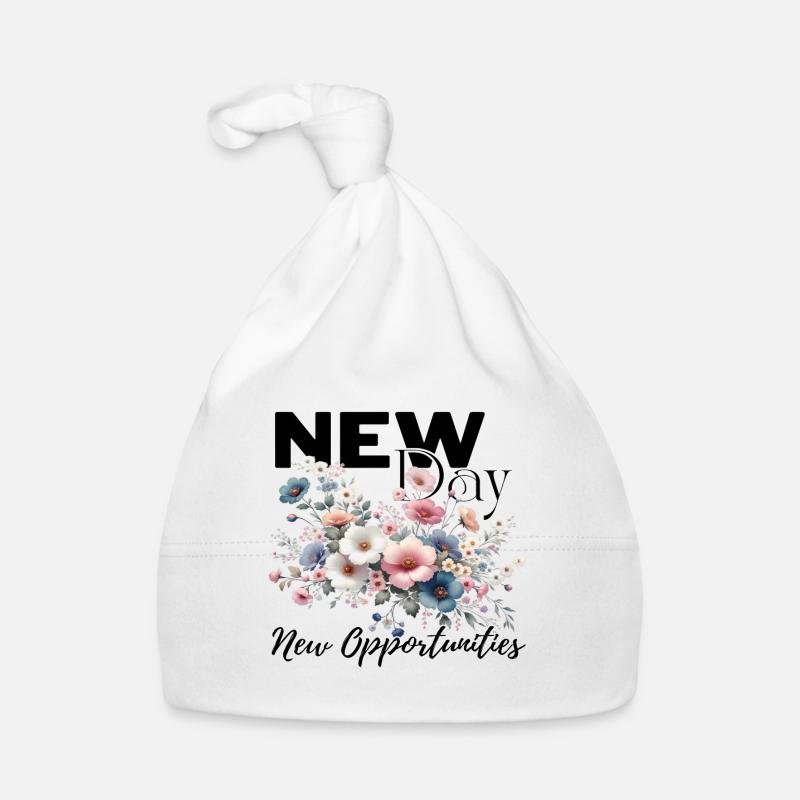 Neuer Tag, neue Möglichkeiten Baby Bio-Mütze