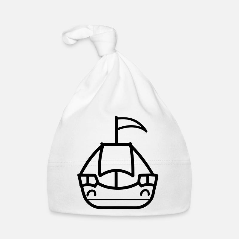 Pirate ship Organic Baby Cap