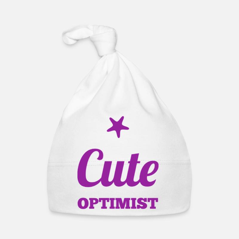 süßer Optimist Geschenkidee Baby Bio-Mütze