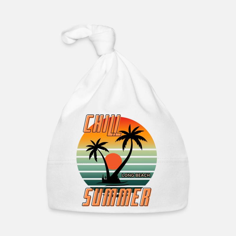 Chill the summer - long beach Baby Bio-Mütze