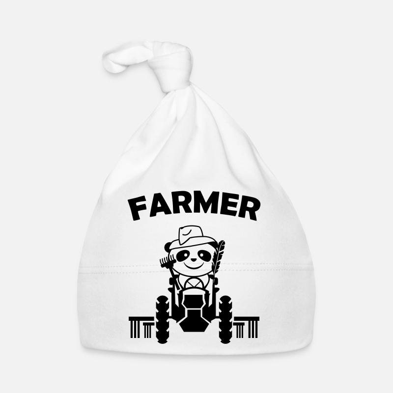Panda Farmer Organic Baby Cap