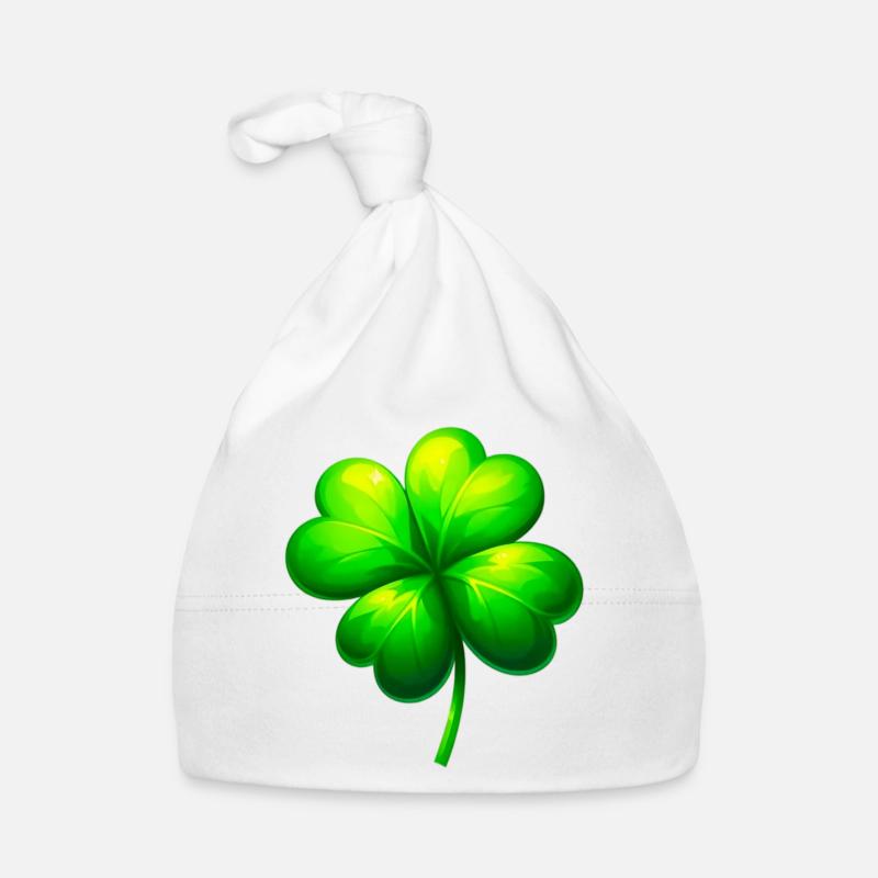 Four-leaf clover Organic Baby Cap