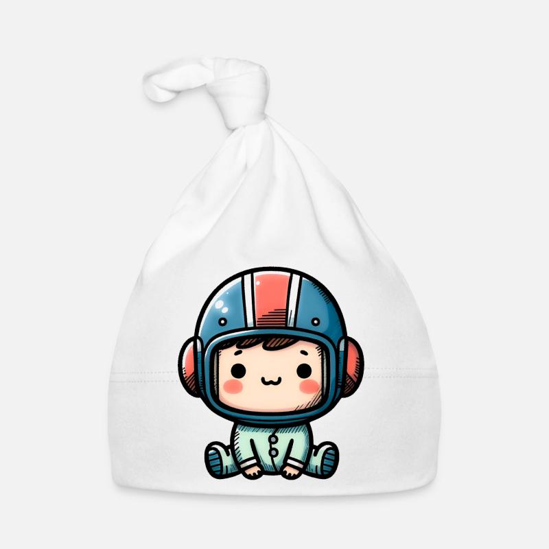 Biker Baby Helmet Organic Baby Cap
