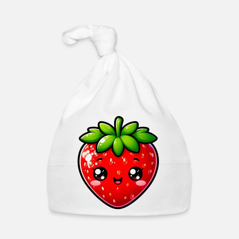 Erdbeeren Erdbeeren Baby Bio-Mütze