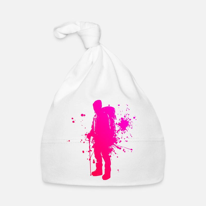 Kletterer Klettern Herren Climber Bouldern - Baby Bio-Mütze - Weiß