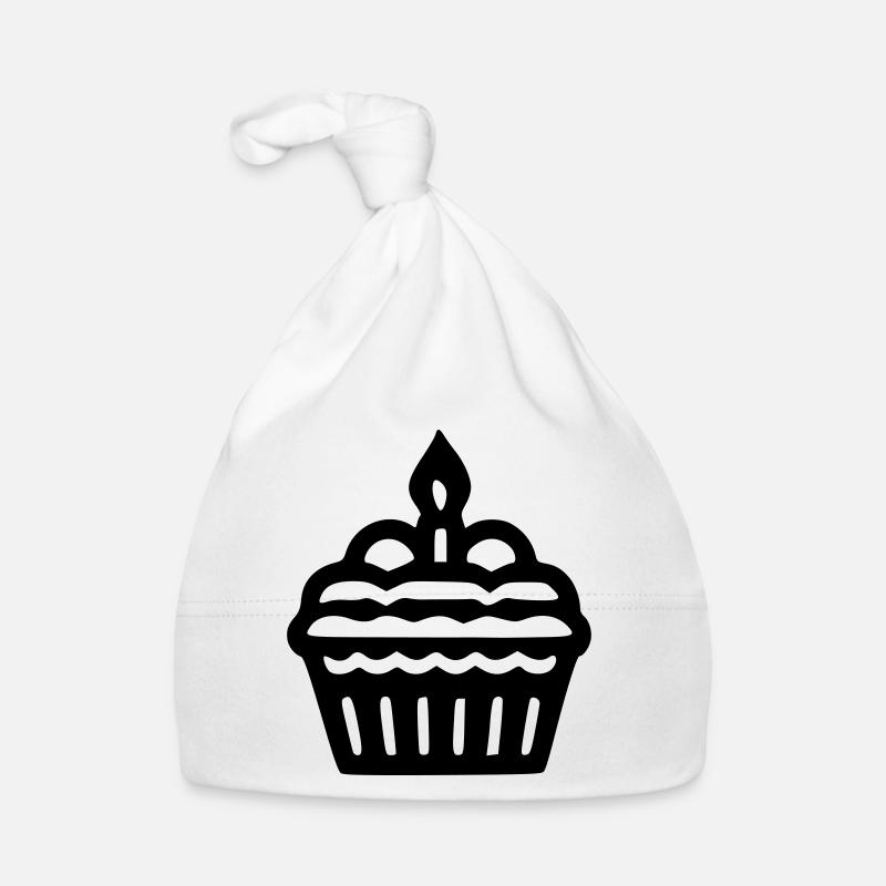 Cupcake anniversaire Bonnet bio Bébé