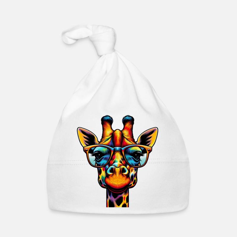 Girafe Bonnet bio Bébé