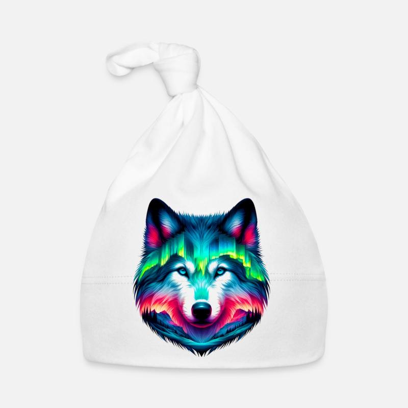 Wolf Baby Bio-Mütze