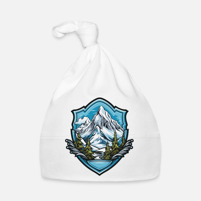 berge mountains Baby Bio-Mütze
