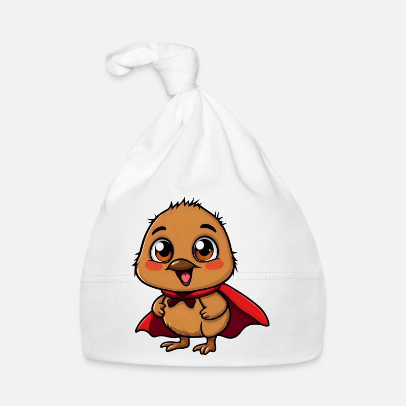 Superhero baby duck Ready for Action Organic Baby Cap