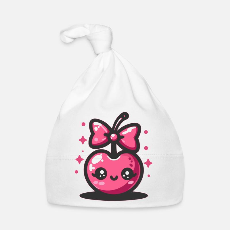Cute Cherry Organic Baby Cap