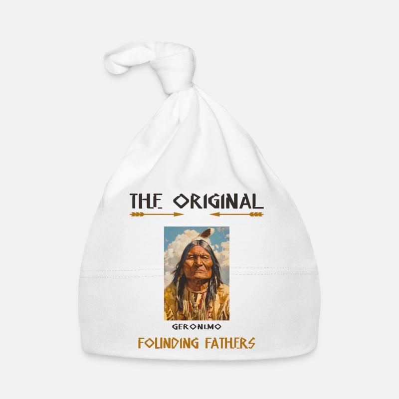 Folding father, amerivan native, indiana Baby Bio-Mütze