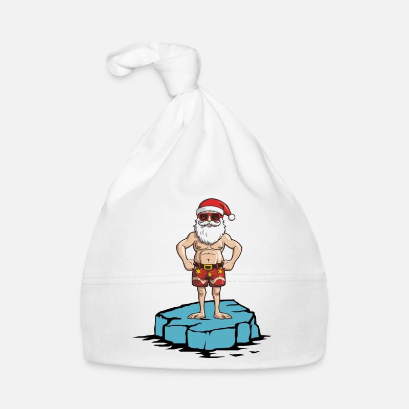 Weihnachtsmann Eisscholle Baby Bio-Mütze