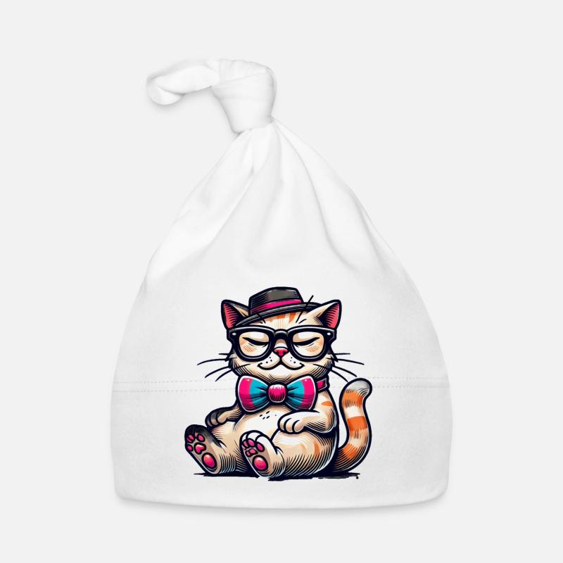 stilvolle Katze Baby Bio-Mütze