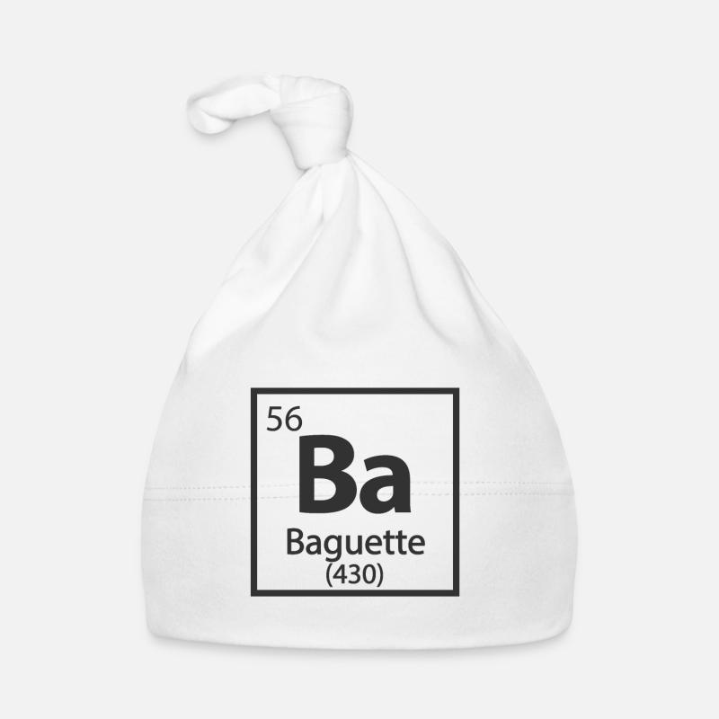 Baguette-Element Periodensystem Baby Bio-Mütze