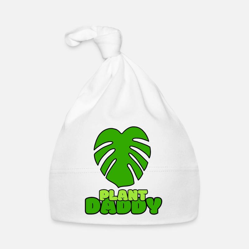Plant Daddy - Organic Baby Cap - white
