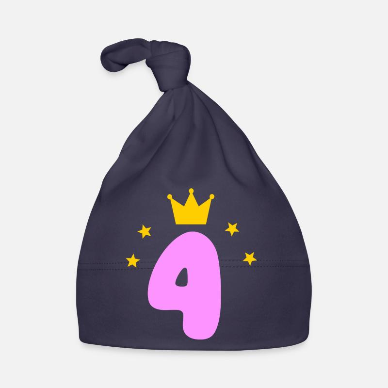 Mädchen 4.Geburtstag Baby Bio-Mütze