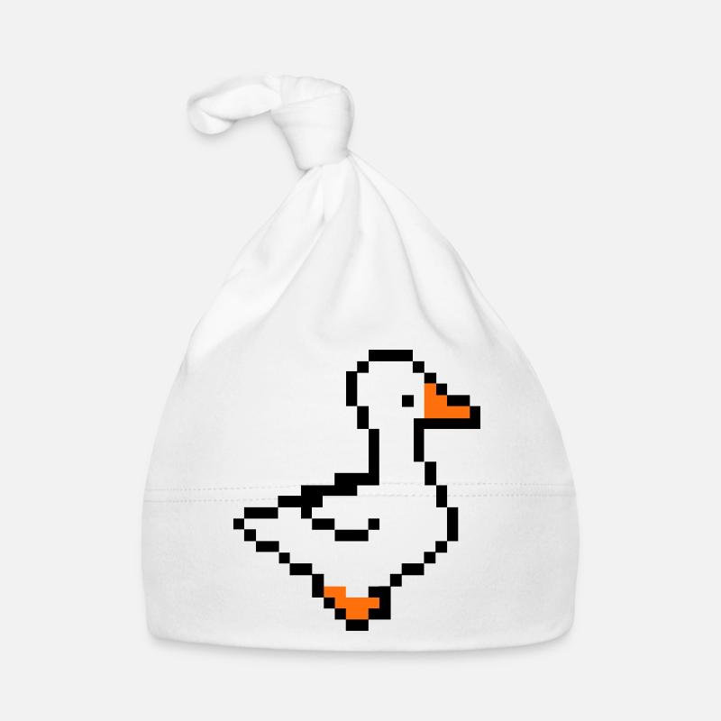 pixel ente Baby Bio-Mütze
