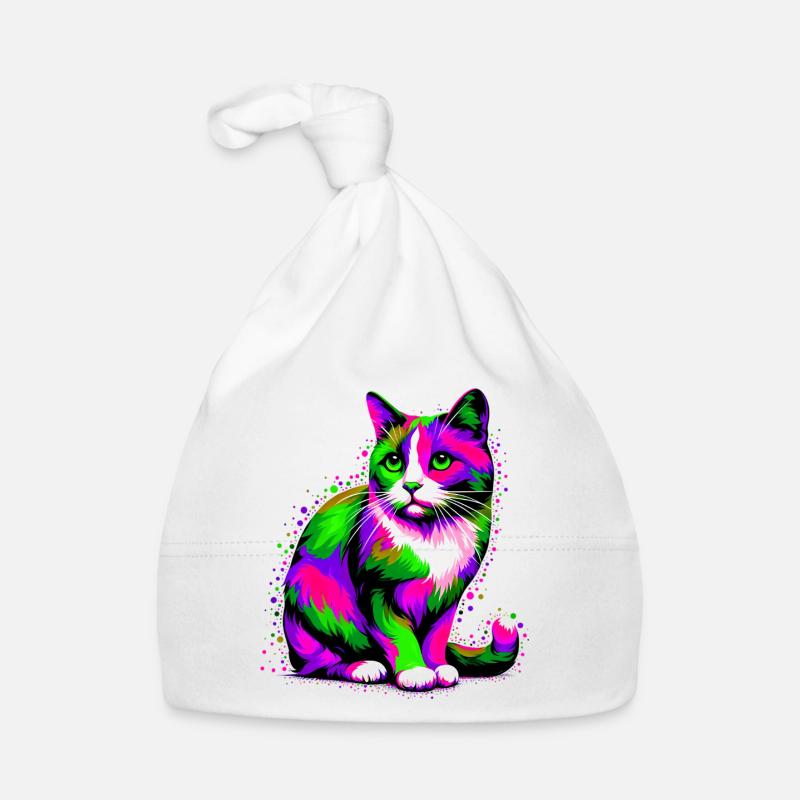 Cat Organic Baby Cap