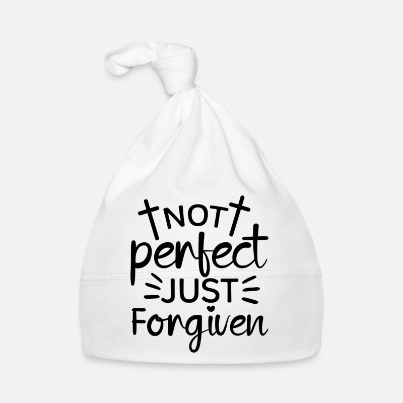 Not perfect, just forgiven Organic Baby Cap