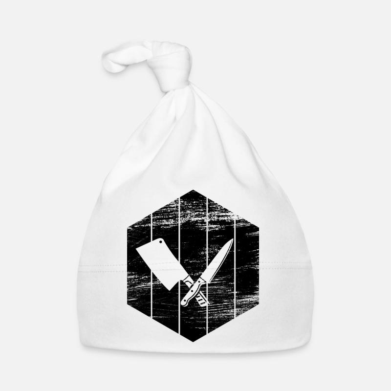 Messer und Hackbeil Baby Bio-Mütze