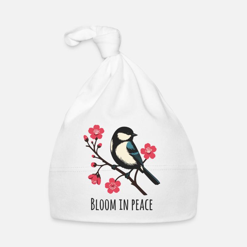 Bloom in Peace Organic Baby Cap