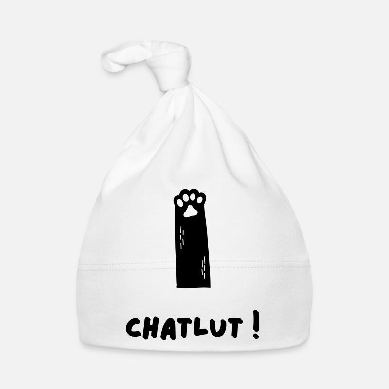 Le chat qui dit Chatlut Bonnet bio Bébé