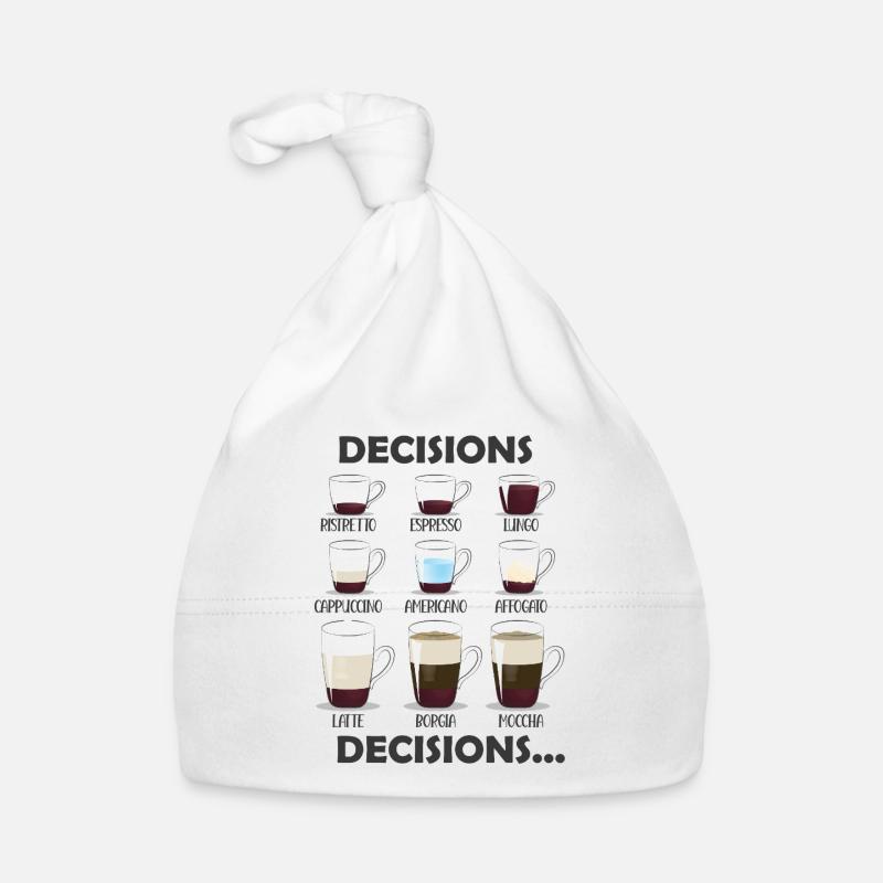 Décisions Décisions Choix de café Bonnet bio Bébé