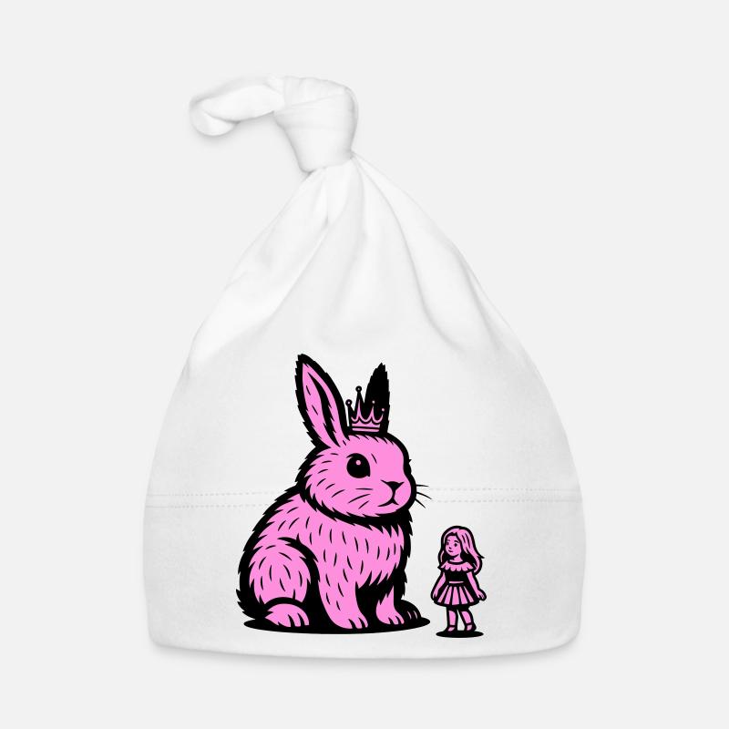 Bunny Princess Organic Baby Cap