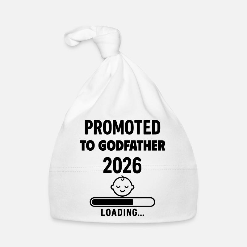 Annonce de grossesse Bientôt parrain Bonnet bio Bébé