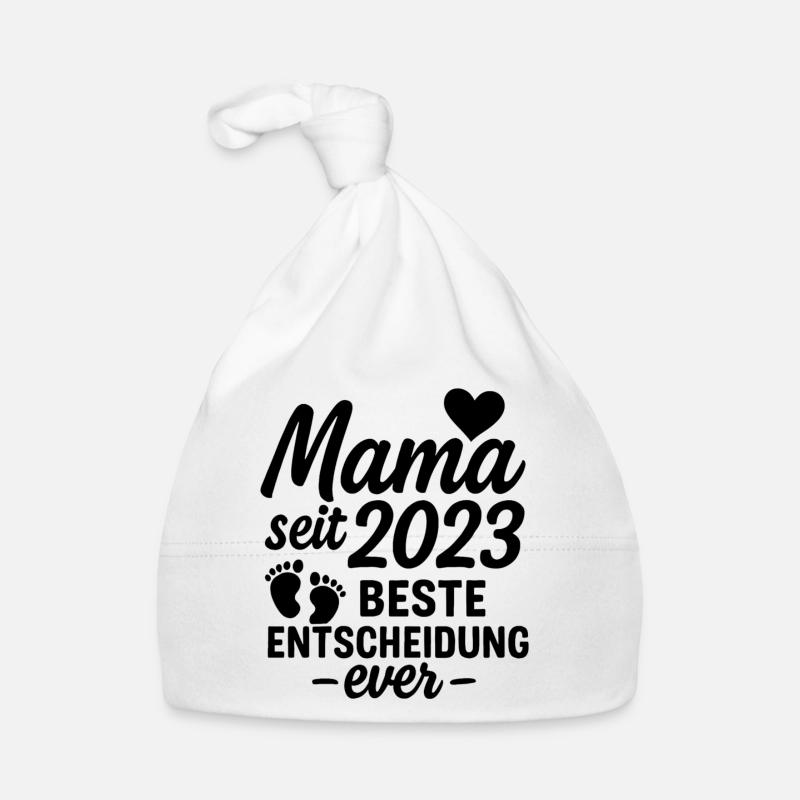 Beste Mama Baby Bio-Mütze