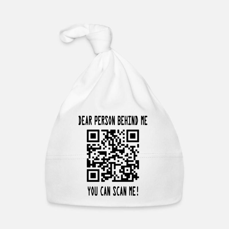 Scannez-moi le code QR pour vous motiver Bonnet bio Bébé