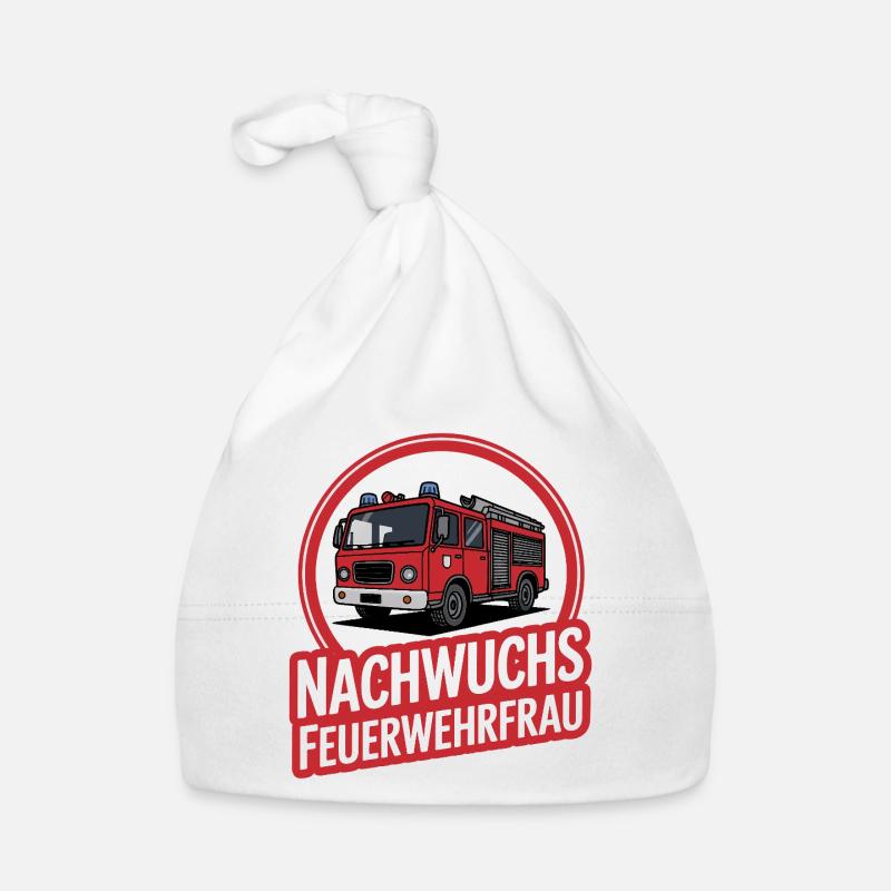 Young Firefighter – Gift Idea Organic Baby Cap