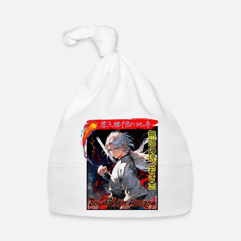 Unsterblicher Horizont Anime Design - Baby Bio-Mütze - Weiß