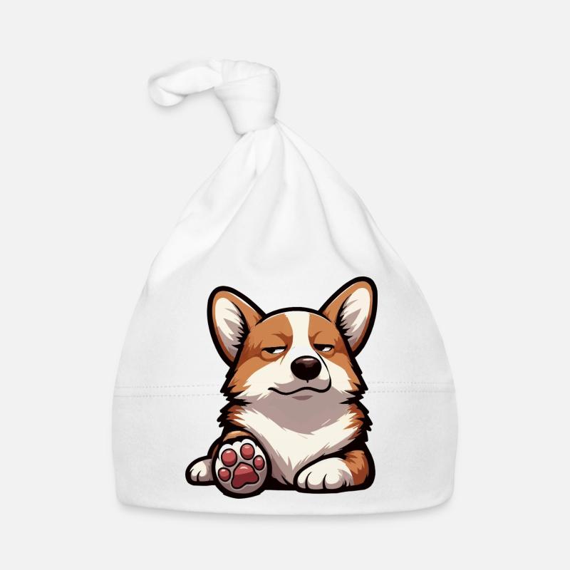 Corgi Corgis Welsh Corgi Propriétaires de Corgi Corgis Bonnet bio Bébé