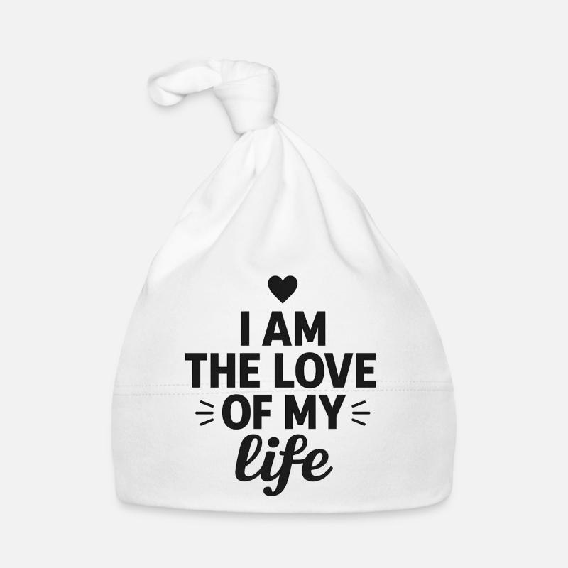Ich bin die Liebe meines Lebens Baby Bio-Mütze