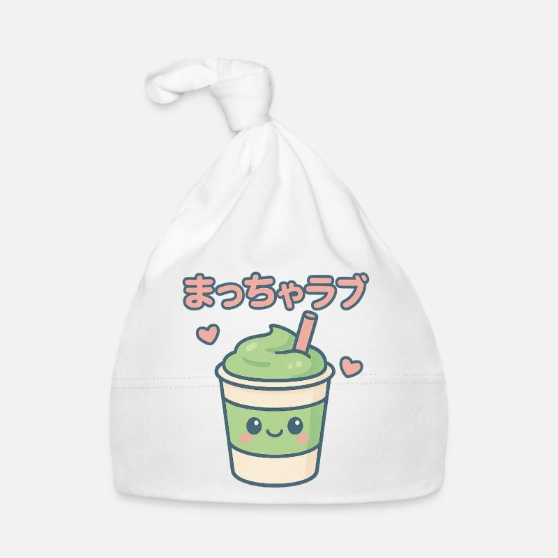 Matcha Love Kawaii Drinking Mug Bonnet bio Bébé
