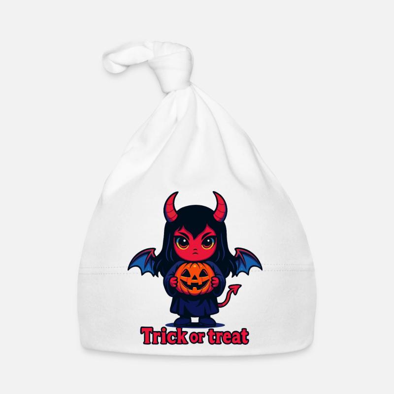 Trick or Treat – Cute Devil Organic Baby Cap