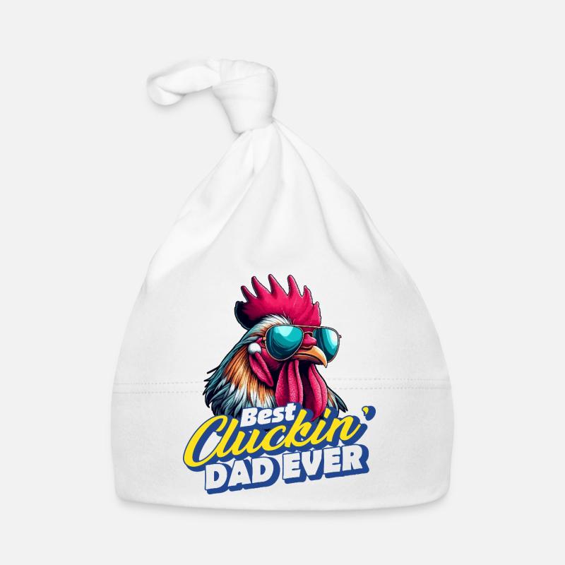 Best Cluckin Dad Ever Bonnet bio Bébé