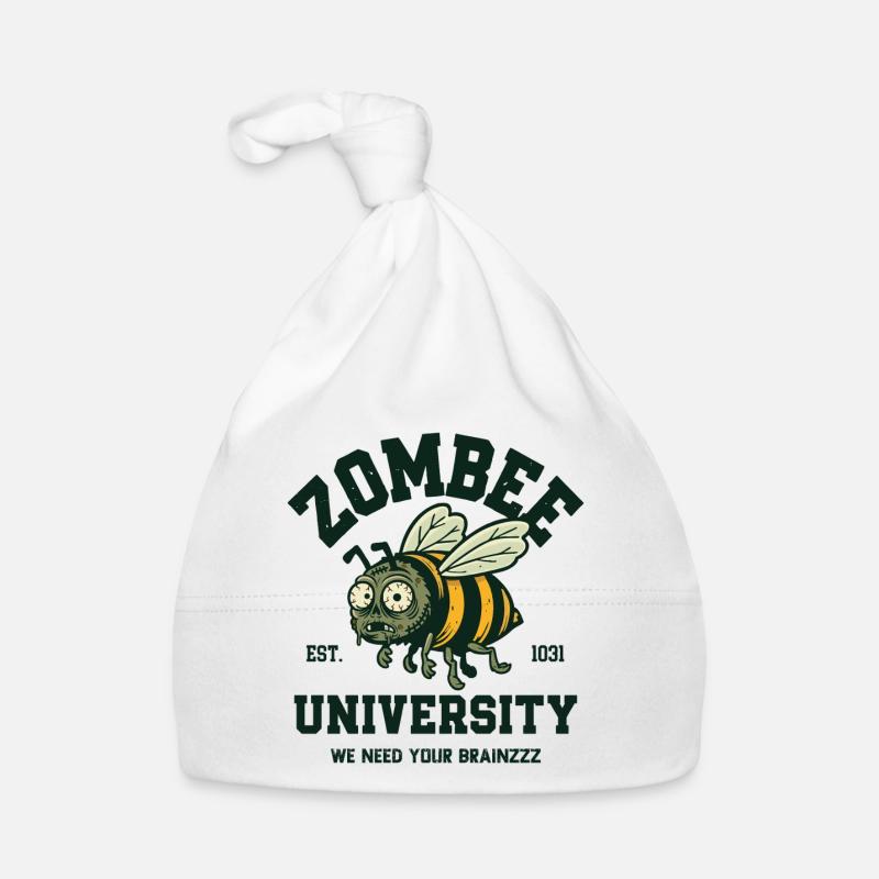 Zombee University Organic Baby Cap