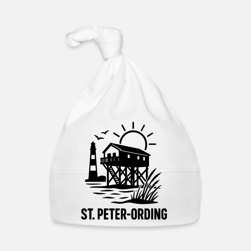 st peter-ording Baby Bio-Mütze