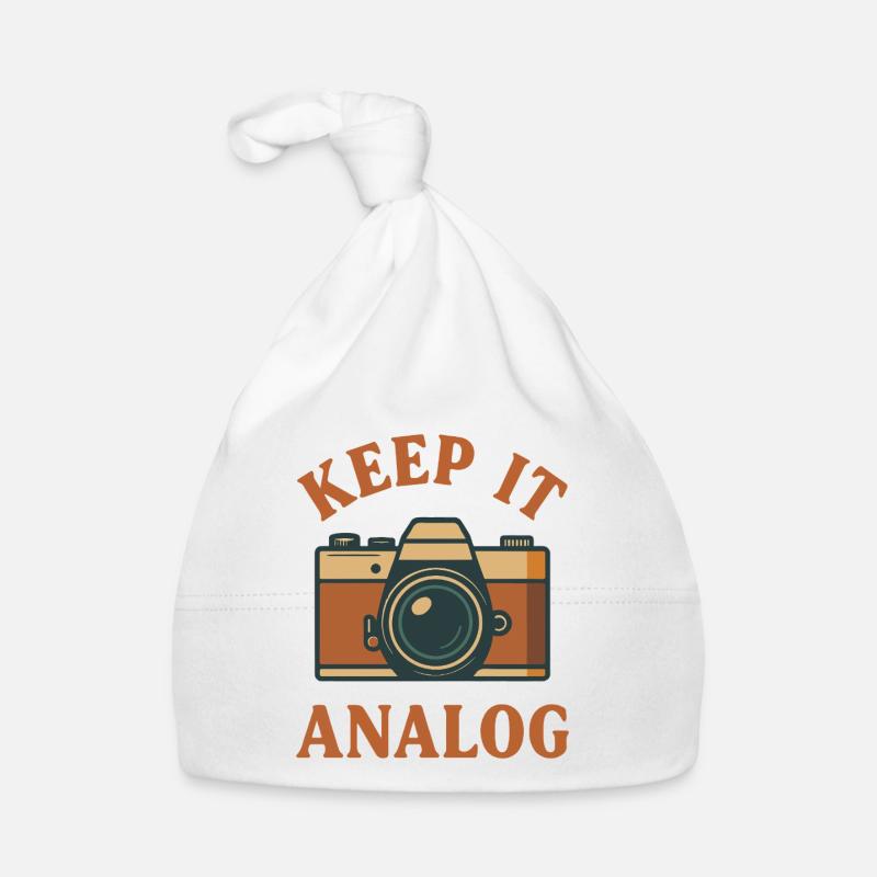Bleib analog Baby Bio-Mütze