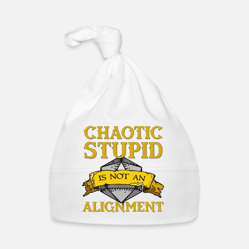 Chaotic Stupid Alignment Organic Baby Cap