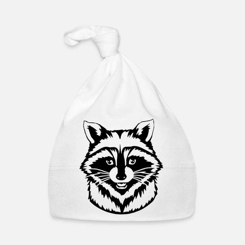 Waschbär Baby Bio-Mütze