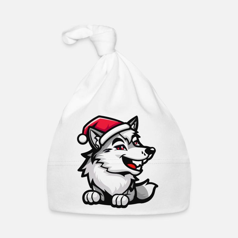 Loup Noël Bonnet bio Bébé
