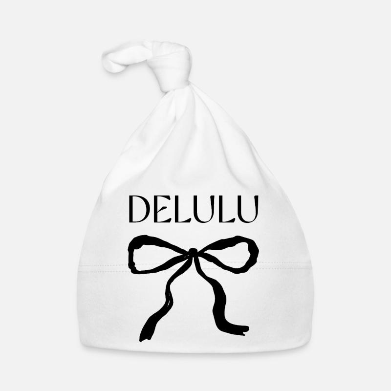 Déclaration Delulu avec révérence Bonnet bio Bébé