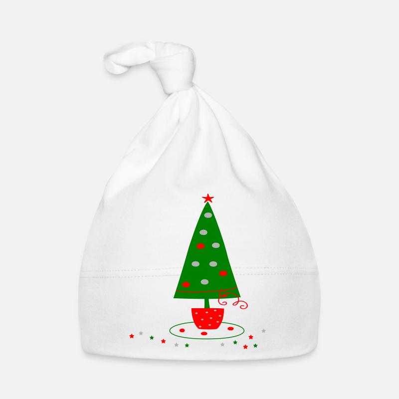 Weihnachtsbaum  Baby Bio-Mütze