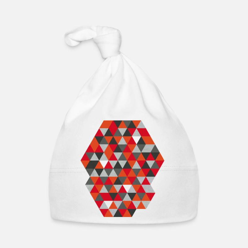 Triangles géométriques Geometrisches Hexagon Bonnet bio Bébé