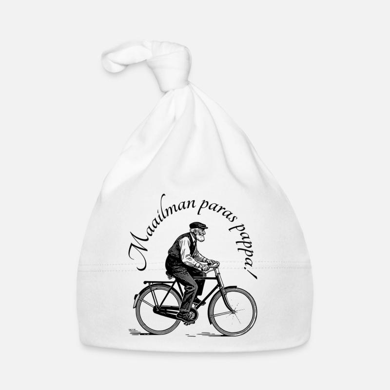 Der beste Opa der Welt – Opa – Opa – Radfahrer Baby Bio-Mütze